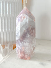 Load image into Gallery viewer, Pink Amethyst Flower Agate Tower