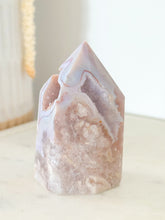 Load image into Gallery viewer, Pink Amethyst Flower Agate Druzy Tower