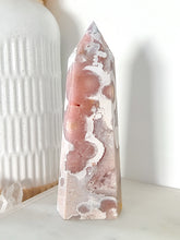 Load image into Gallery viewer, Pink Amethyst Flower Agate Tower