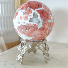 Load image into Gallery viewer, Pink Agate Druzy Sphere
