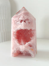 Load image into Gallery viewer, Pink Amethyst Flower Agate Tower