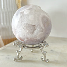 Load image into Gallery viewer, Lilac Pink Amethyst Flower Agate Sphere
