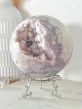 Load image into Gallery viewer, 1.5kg Pink Amethyst Flower Agate Druzy Sphere &amp; Stand
