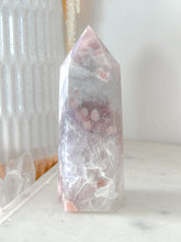 Load image into Gallery viewer, Pink Amethyst Flower Agate Tower
