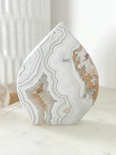 Load image into Gallery viewer, Mexican Crazy Lace Agate Druzy Flame
