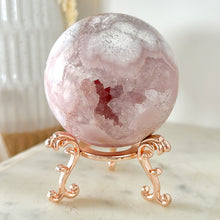 Load image into Gallery viewer, Pink Amethyst Flower Agate Sphere
