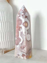 Load image into Gallery viewer, Pink Amethyst Flower Agate Tower
