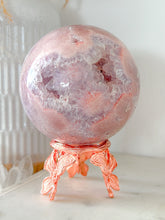 Load image into Gallery viewer, Pink Amethyst Druzy Sphere
