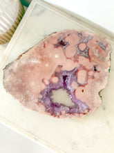 Load image into Gallery viewer, Pink &amp; Purple Amethyst Druzy Slab #2
