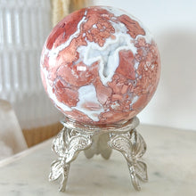 Load image into Gallery viewer, Pink Agate Druzy Sphere
