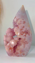 Load and play video in Gallery viewer, Pink Amethyst Druzy Freeform
